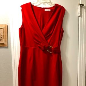 Beautiful festive red dress size 14